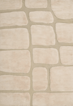 Ember Neutral Washable Wool Fine Cut Pile Rug