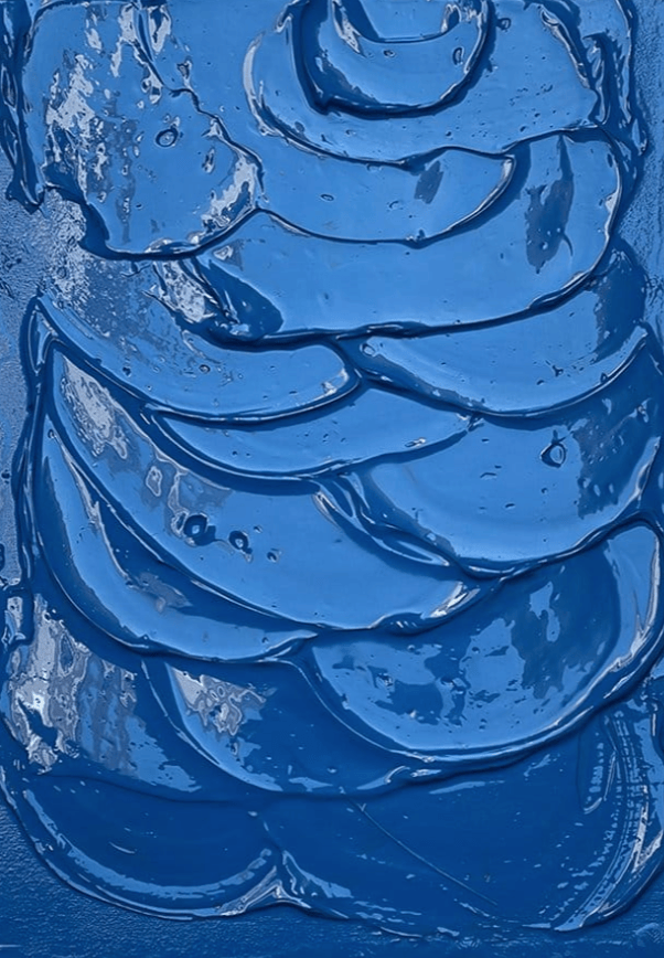 Blue Impasto - Original Art