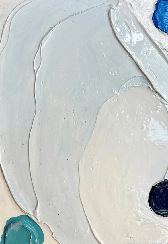 White Dot Impasto - Original Art