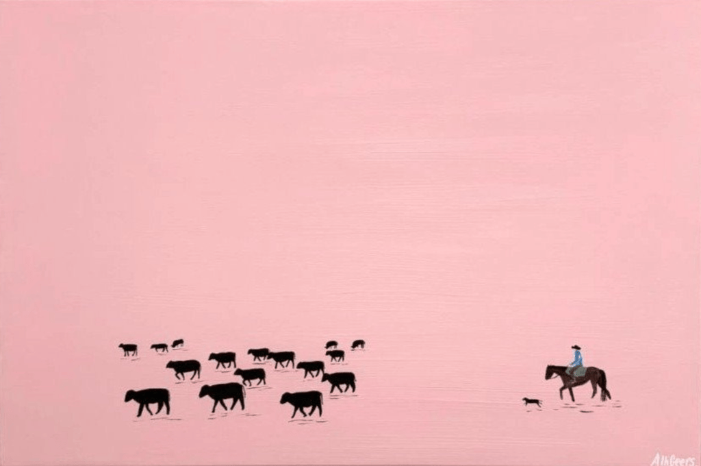 Blush & Beef - Original Art