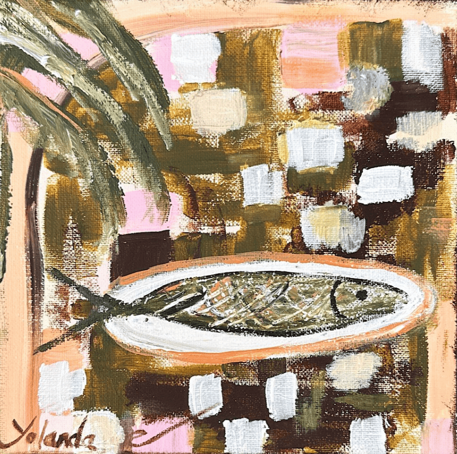 Anchovy Aperitif - Original Art