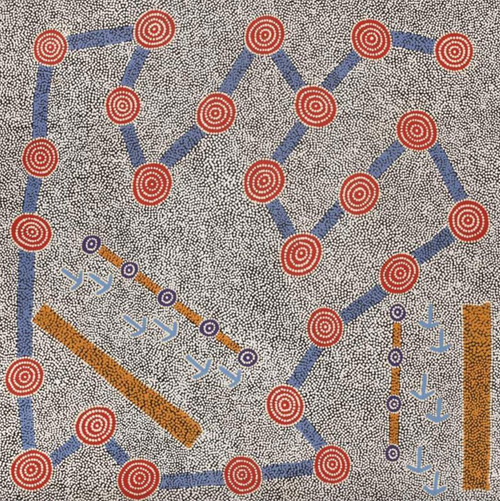 Yankirri Jukurrpa (Emu Dreaming) - Ngarlikirlangu - Original Art