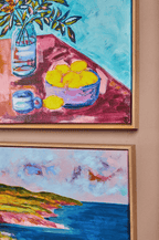 Lemon And Leaves - Original Art