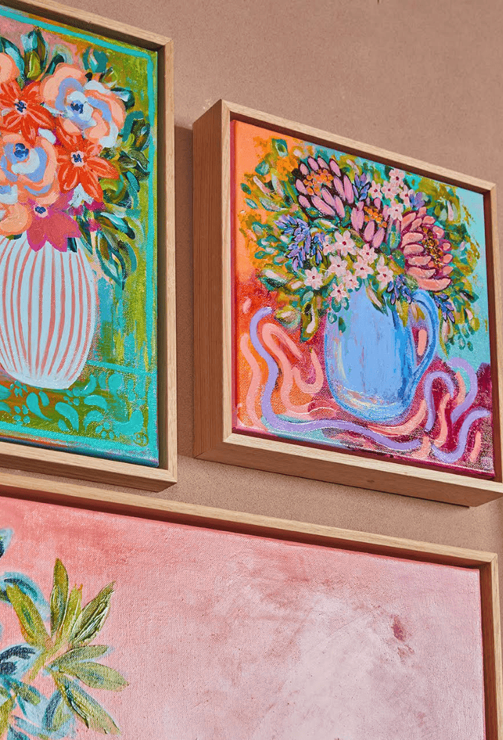 Flowers And A Party - Original Art