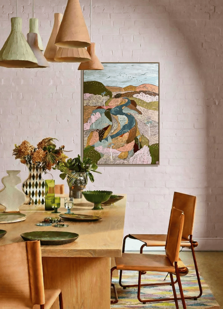 Billy Goat Bend - Original Art