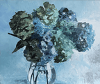 Blue Serenity - Original Art-Original Art-Nancy Cover-Greenhouse Interiors Pty Ltd