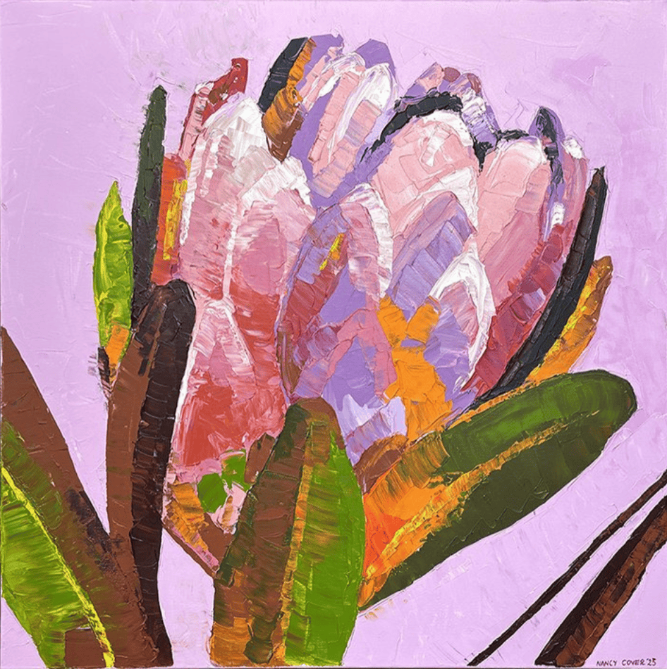Protea Bliss - Original Art-Original Art-Nancy Cover-Greenhouse Interiors Pty Ltd