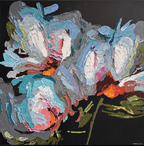 Nightshade Blooms - Original Art-Original Art-Nancy Cover-Greenhouse Interiors Pty Ltd