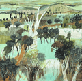 Early Morning, Peppercorn Creek - Original Painting-Original Art-Elizabeth Primmer-Greenhouse Interiors Pty Ltd