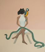 A Parrot's Song - Original Artwork-Original Art-Jasmine Forcadilla-Greenhouse Interiors Pty Ltd