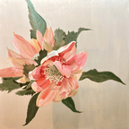 Waratah On Sage - Original Art-Original Art-Nay Bellamy-Greenhouse Interiors Pty Ltd