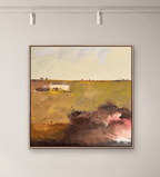 Ochre And Stillness - Original Art-Original Art-Carolyne Jane-Greenhouse Interiors Pty Ltd