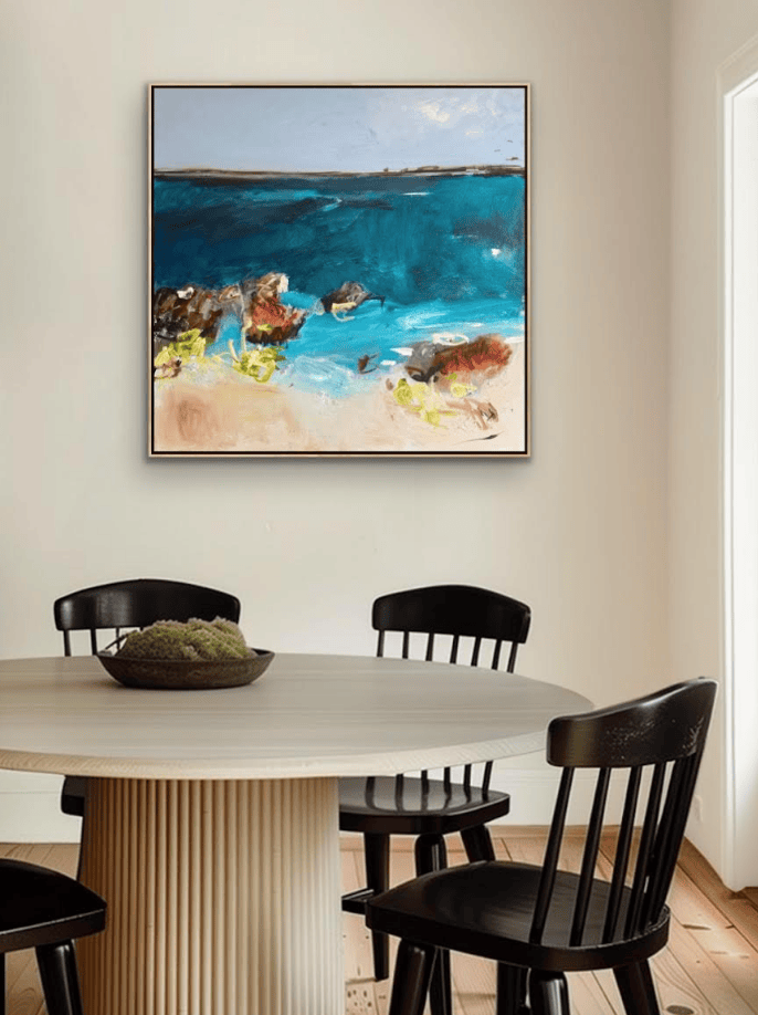 Beachside Blues - Original Art-Original Art-Carolyne Jane-Greenhouse Interiors Pty Ltd
