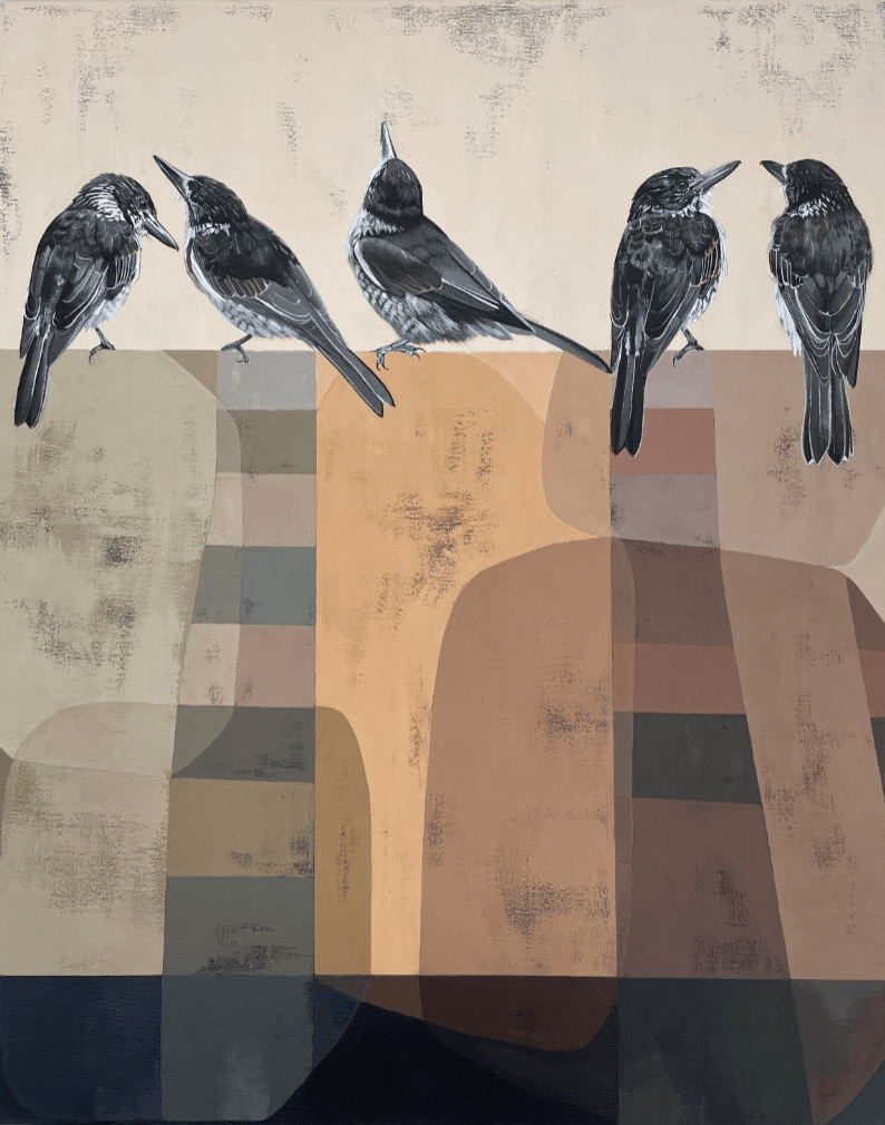 Nesting Neighbours, Heart Songs - Original Art