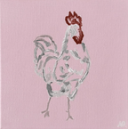 Feathered Ego - Original Art-Original Art-Alli Geers-Greenhouse Interiors Pty Ltd