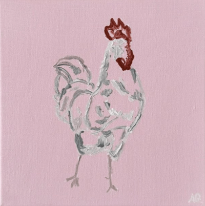 Feathered Ego - Original Art-Original Art-Alli Geers-Greenhouse Interiors Pty Ltd