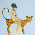Feline Fantasy - Original Artwork-Original Art-Jasmine Forcadilla-Greenhouse Interiors Pty Ltd