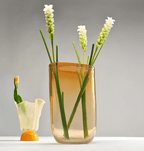 Enigma Vase - Champagne-Vases & Vessels-KAS-Greenhouse Interiors Pty Ltd