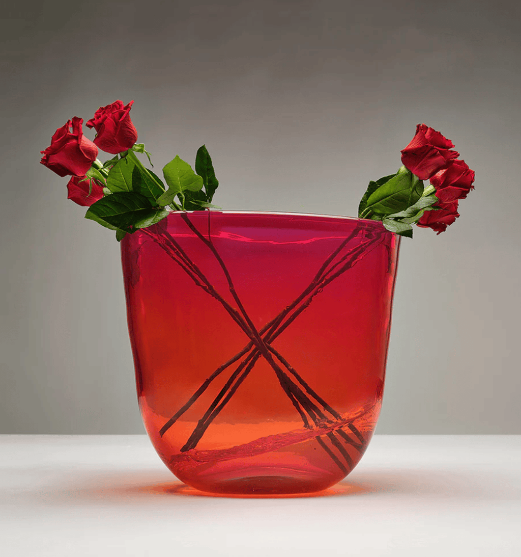 Enigma Vase - Magenta-Vases & Vessels-KAS-Greenhouse Interiors Pty Ltd