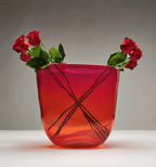 Enigma Vase - Magenta-Vases & Vessels-KAS-Greenhouse Interiors Pty Ltd