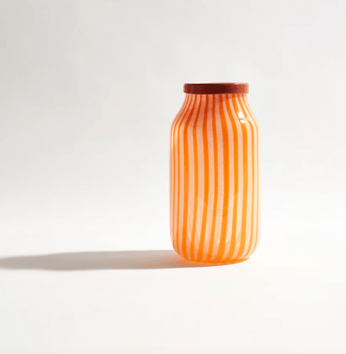 Frances Large Vase - Sherbet-Vases & Vessels-KAS-Greenhouse Interiors Pty Ltd