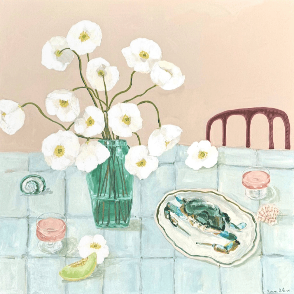 The Long Lunch - Original Artwork-Original Art-Prudence De Marchi-Greenhouse Interiors Pty Ltd