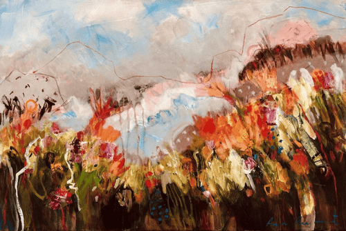 Beyond The Strelitzias - Original Art-Original Art-Ann Rayment-Greenhouse Interiors Pty Ltd