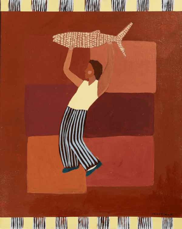 Holy Mackeral! - Original Art-Original Art-Lily Mayfield-Greenhouse Interiors Pty Ltd