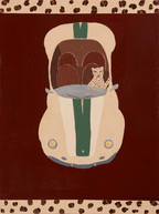 Jag Race - Original Art-Original Art-Lily Mayfield-Greenhouse Interiors Pty Ltd