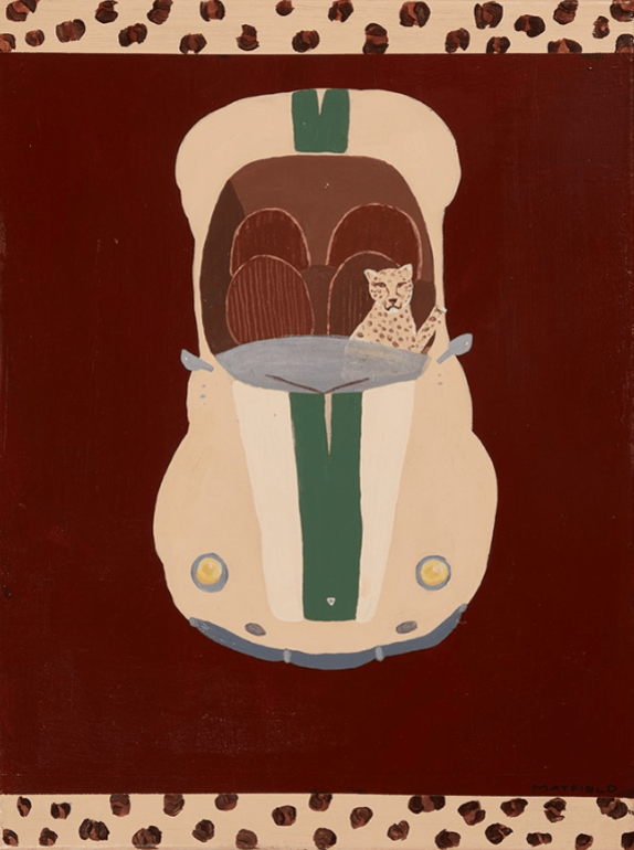 Jag Race - Original Art-Original Art-Lily Mayfield-Greenhouse Interiors Pty Ltd