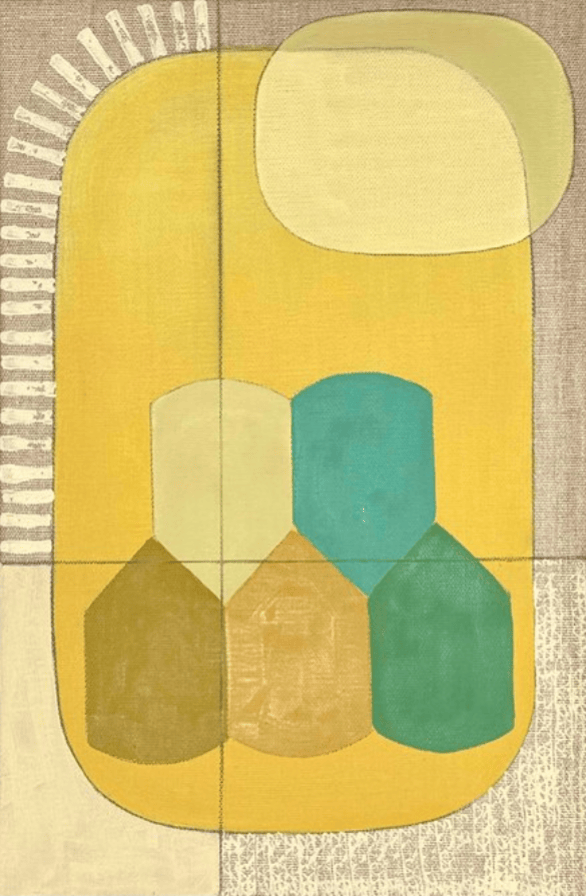 Citrus Yellow - Original Art-Original Art-Studio Elwood-Greenhouse Interiors Pty Ltd