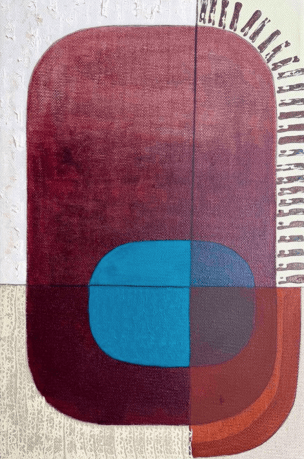 Crimson 2 - Original Art-Original Art-Studio Elwood-Greenhouse Interiors Pty Ltd