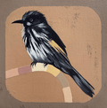 Wild And Free, Honey Eater - Original Art-Original Art-Tania Lucas-Greenhouse Interiors Pty Ltd