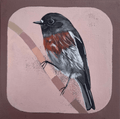 Wild And Free, Red Robin - Original Art-Original Art-Tania Lucas-Greenhouse Interiors Pty Ltd
