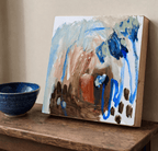 Blue Trees - Original Art-Original Art-Ann Rayment-Greenhouse Interiors Pty Ltd