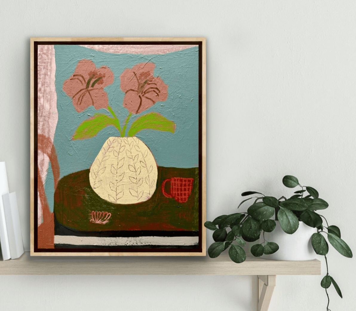 Here And Now - Original Art-Original Art-Holly Eva-Greenhouse Interiors Pty Ltd