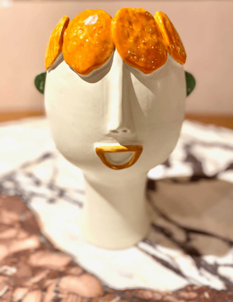 Arancia Head-Ceramics-Avenue Lane-Greenhouse Interiors Pty Ltd