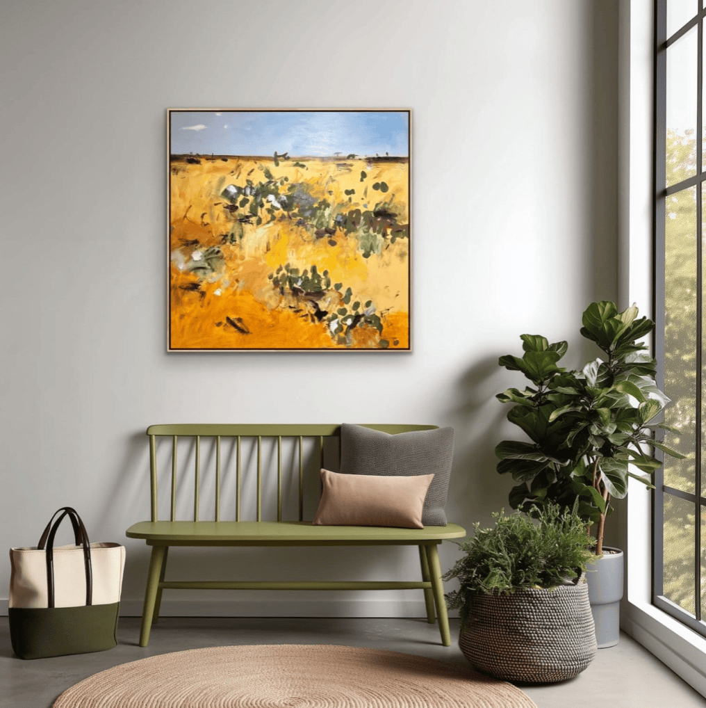 Gold Beneath The Sky - Original Art-Original Art-Carolyne Jane-Greenhouse Interiors Pty Ltd