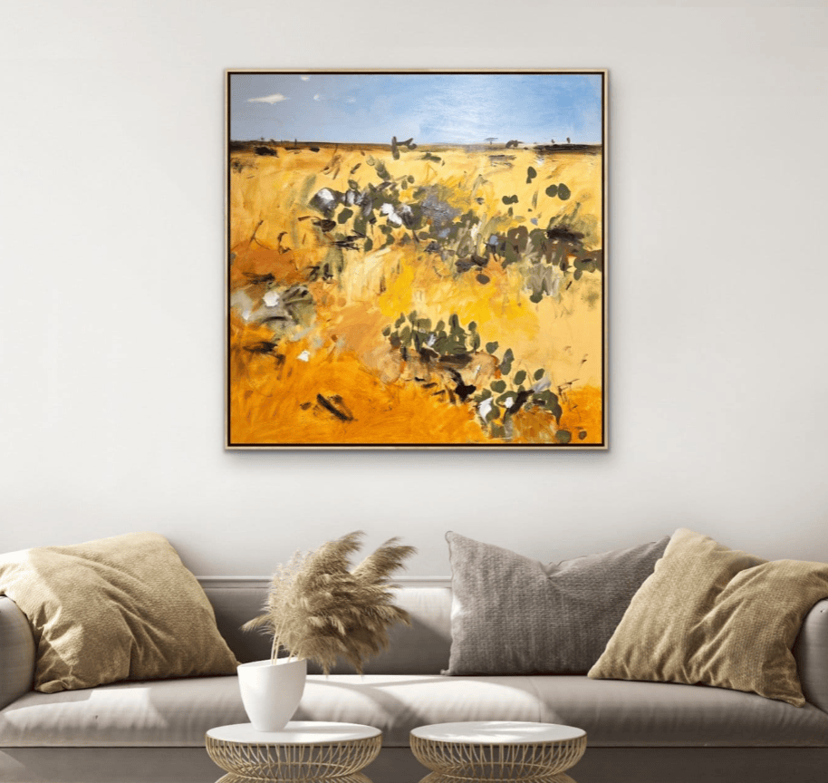 Gold Beneath The Sky - Original Art-Original Art-Carolyne Jane-Greenhouse Interiors Pty Ltd