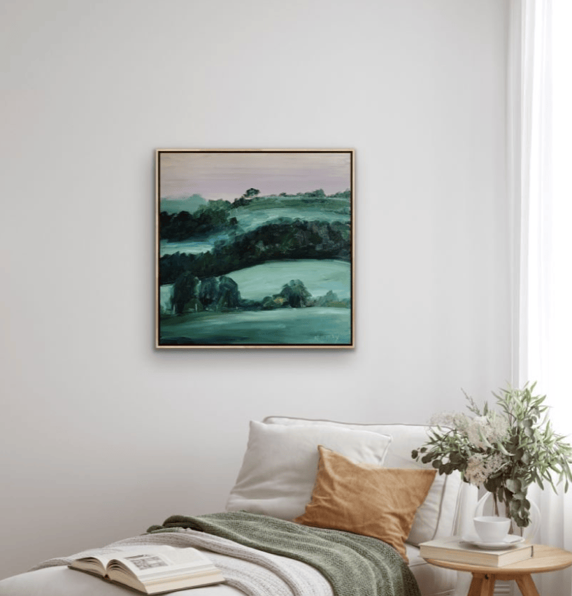 Green Misty - Original Art-Original Art-Michelle Keighley-Greenhouse Interiors Pty Ltd