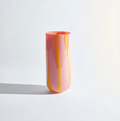 Candy Cylinder Pink Vase-Vases & Vessels-KAS-Greenhouse Interiors Pty Ltd