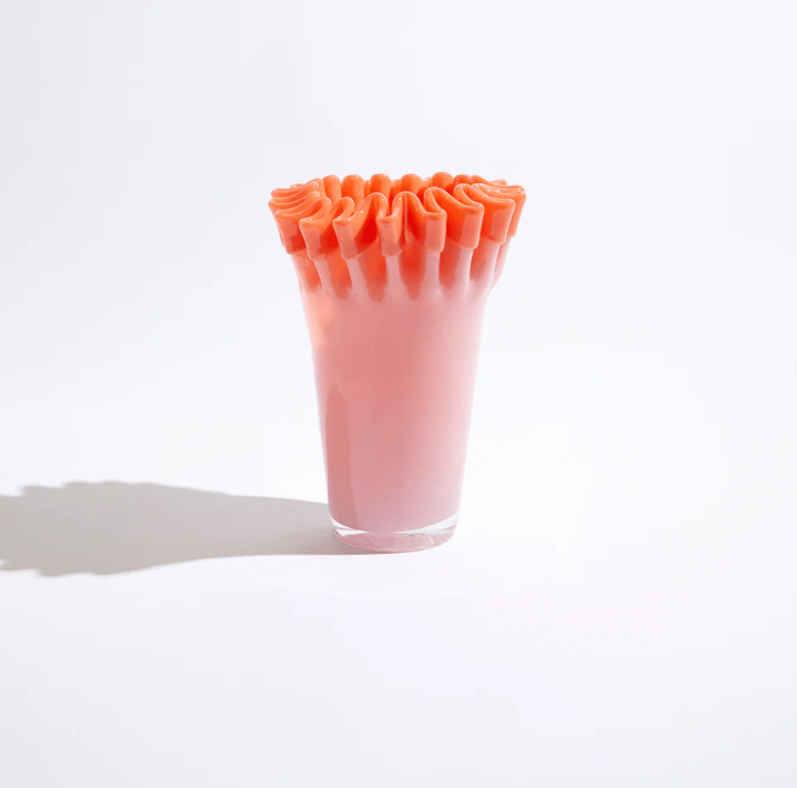 Kiki Pump Mauve Vase-Vases & Vessels-KAS-Greenhouse Interiors Pty Ltd