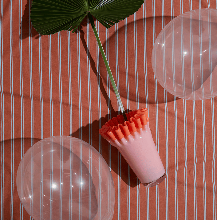 Kiki Pump Mauve Vase-Vases & Vessels-KAS-Greenhouse Interiors Pty Ltd