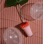 Kiki Pump Mauve Vase-Vases & Vessels-KAS-Greenhouse Interiors Pty Ltd