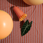 Kiki Pump Orange Vase-Vases & Vessels-KAS-Greenhouse Interiors Pty Ltd