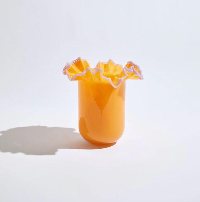 Venus Apricot Vase-Vases & Vessels-KAS-Greenhouse Interiors Pty Ltd