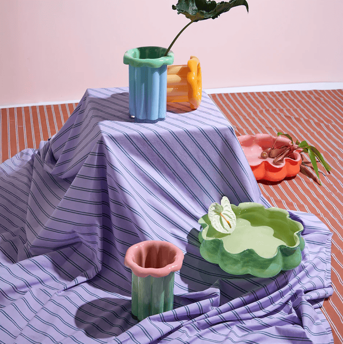Buttercup Green Vase-Vases & Vessels-KAS-Greenhouse Interiors Pty Ltd