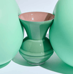 Tribeca Large Green Vase-Vases & Vessels-KAS-Greenhouse Interiors Pty Ltd