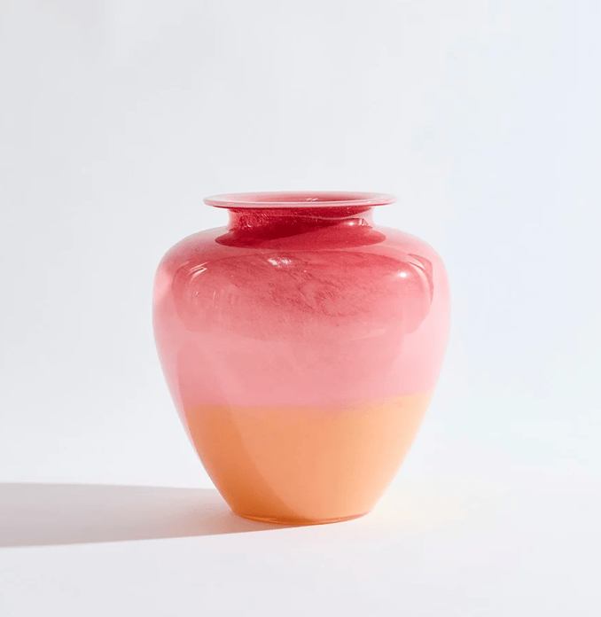 Casa Large Crimson Vase-Vases & Vessels-KAS-Greenhouse Interiors Pty Ltd