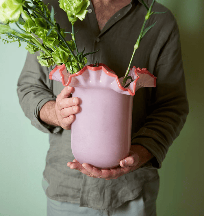 Venus Pink Vase-Vases & Vessels-KAS-Greenhouse Interiors Pty Ltd